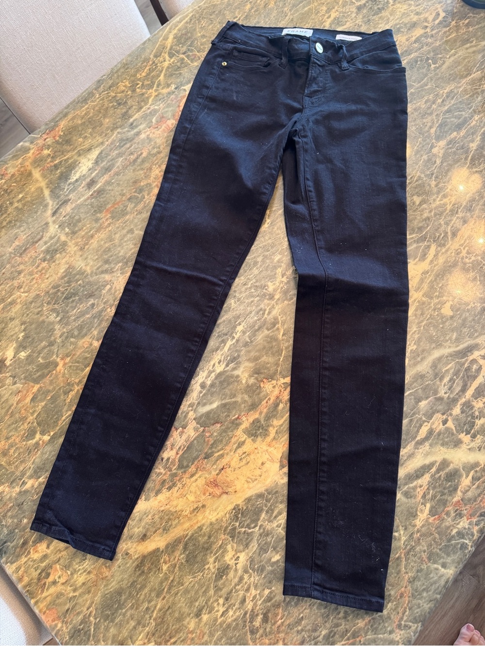 Frame Women’s Slim Fit Black Jeans | 25